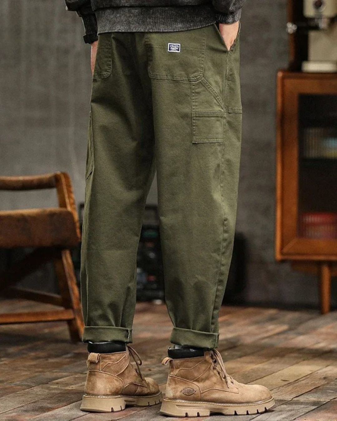 Marcus | Men's Straight-Leg Cargo Pants | Utility Pockets · PNY