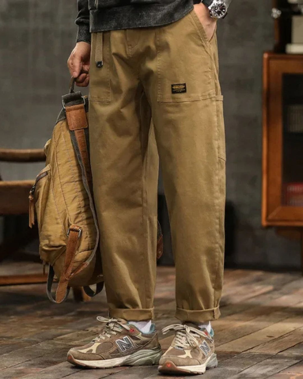 Marcus | Men's Straight-Leg Cargo Pants | Utility Pockets · PNY