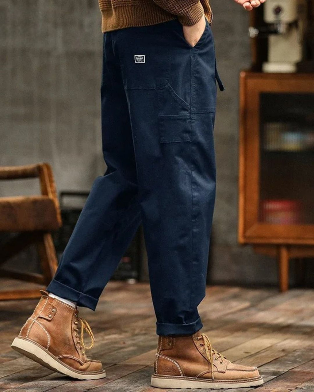 Marcus | Men's Straight-Leg Cargo Pants | Utility Pockets · PNY
