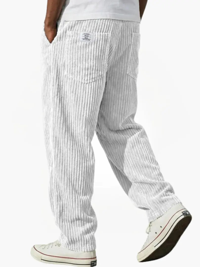 Marcus | Men's Straight-Leg Corduroy Pants | Back Pocket · PNY