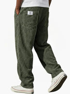 Marcus | Men's Straight-Leg Corduroy Pants | Back Pocket · PNY