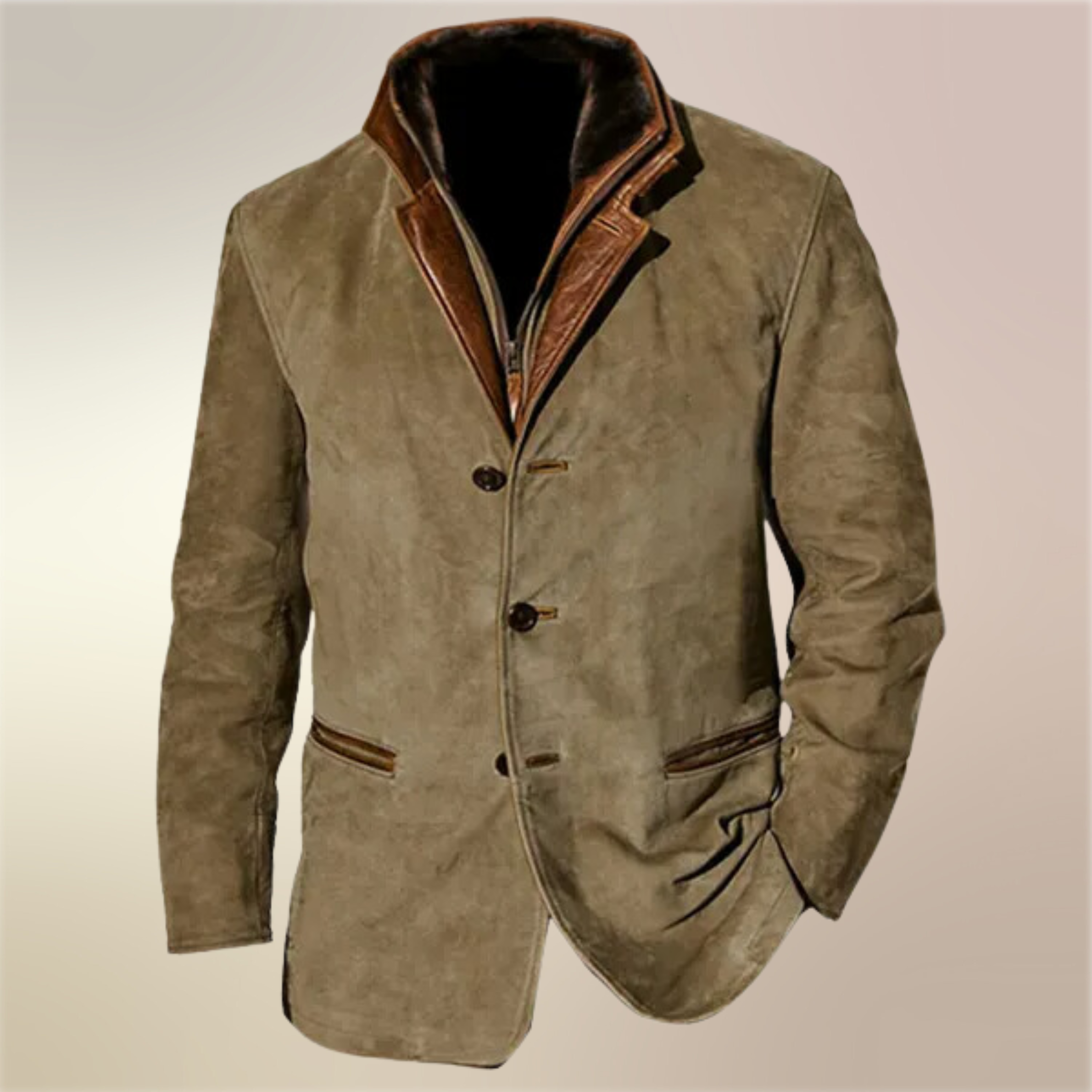 Marcus | Men's Tailored Jacket | Suede · PNY