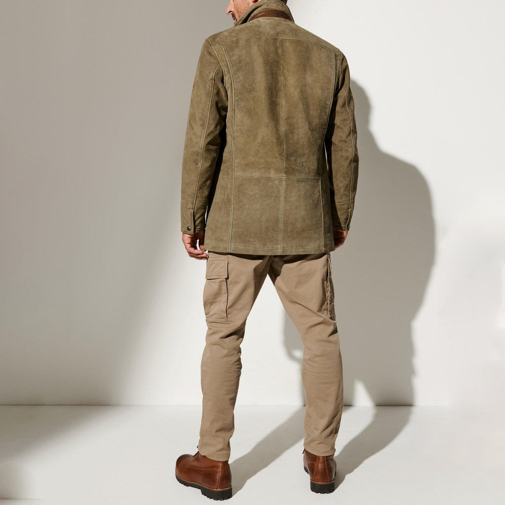 Marcus | Men's Tailored Jacket | Suede · PNY