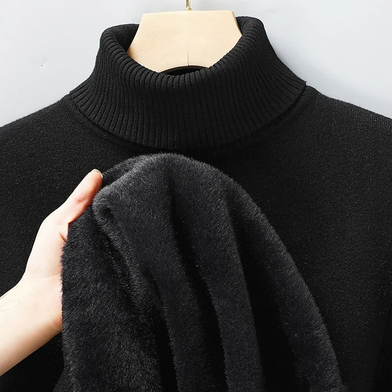 Marcus | Men's Turtleneck Sweater | Ribbed Knit · PNY