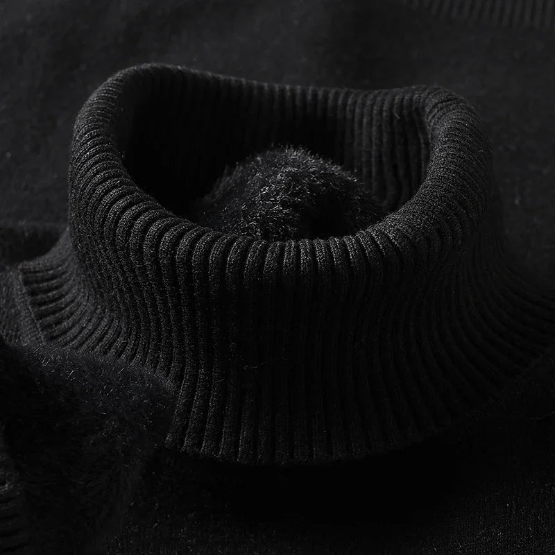Marcus | Men's Turtleneck Sweater | Ribbed Knit · PNY