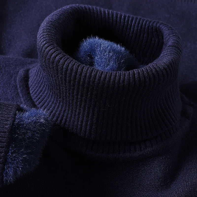 Marcus | Men's Turtleneck Sweater | Ribbed Knit · PNY