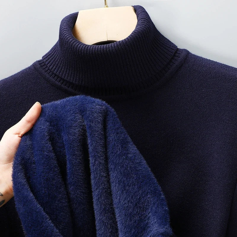 Marcus | Men's Turtleneck Sweater | Ribbed Knit · PNY