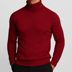 Marcus | Men's Turtleneck Sweater | Ribbed Knit · PNY