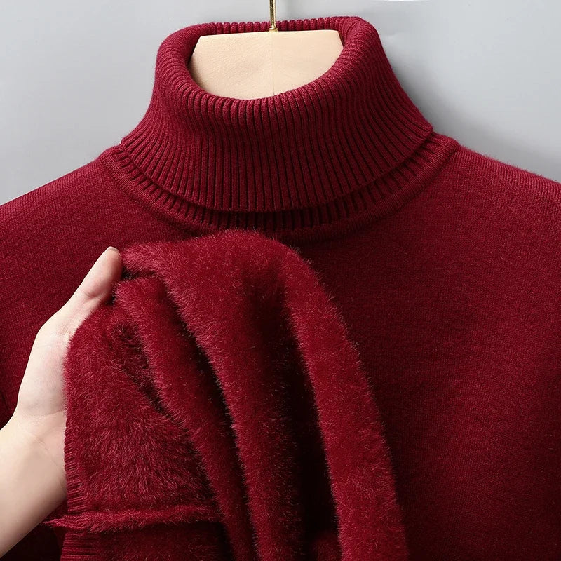 Marcus | Men's Turtleneck Sweater | Ribbed Knit · PNY