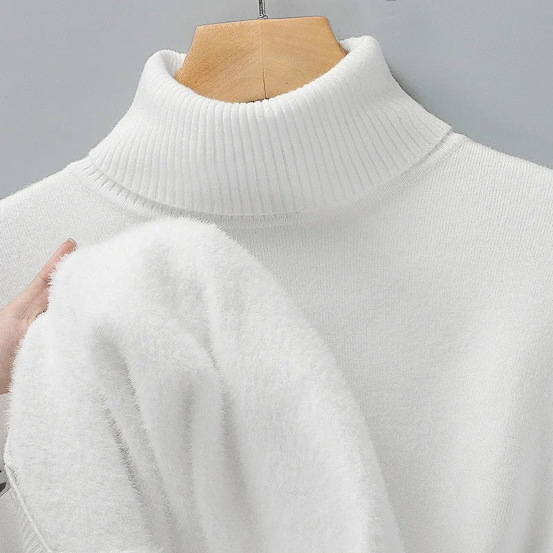 Marcus | Men's Turtleneck Sweater | Ribbed Knit · PNY