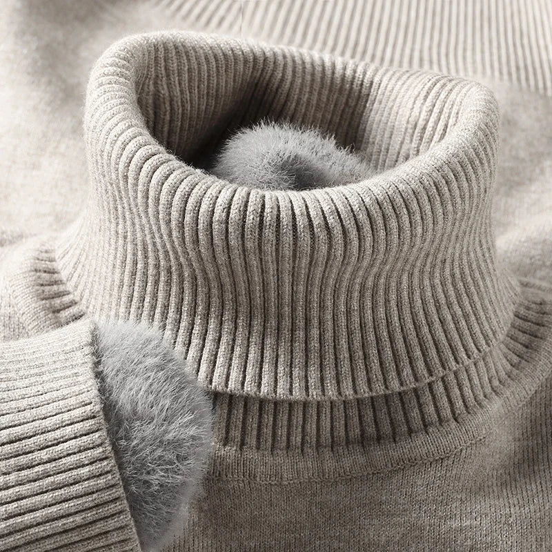Marcus | Men's Turtleneck Sweater | Ribbed Knit · PNY