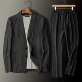 Logan | Men's Two-Button Suit Set | Linen