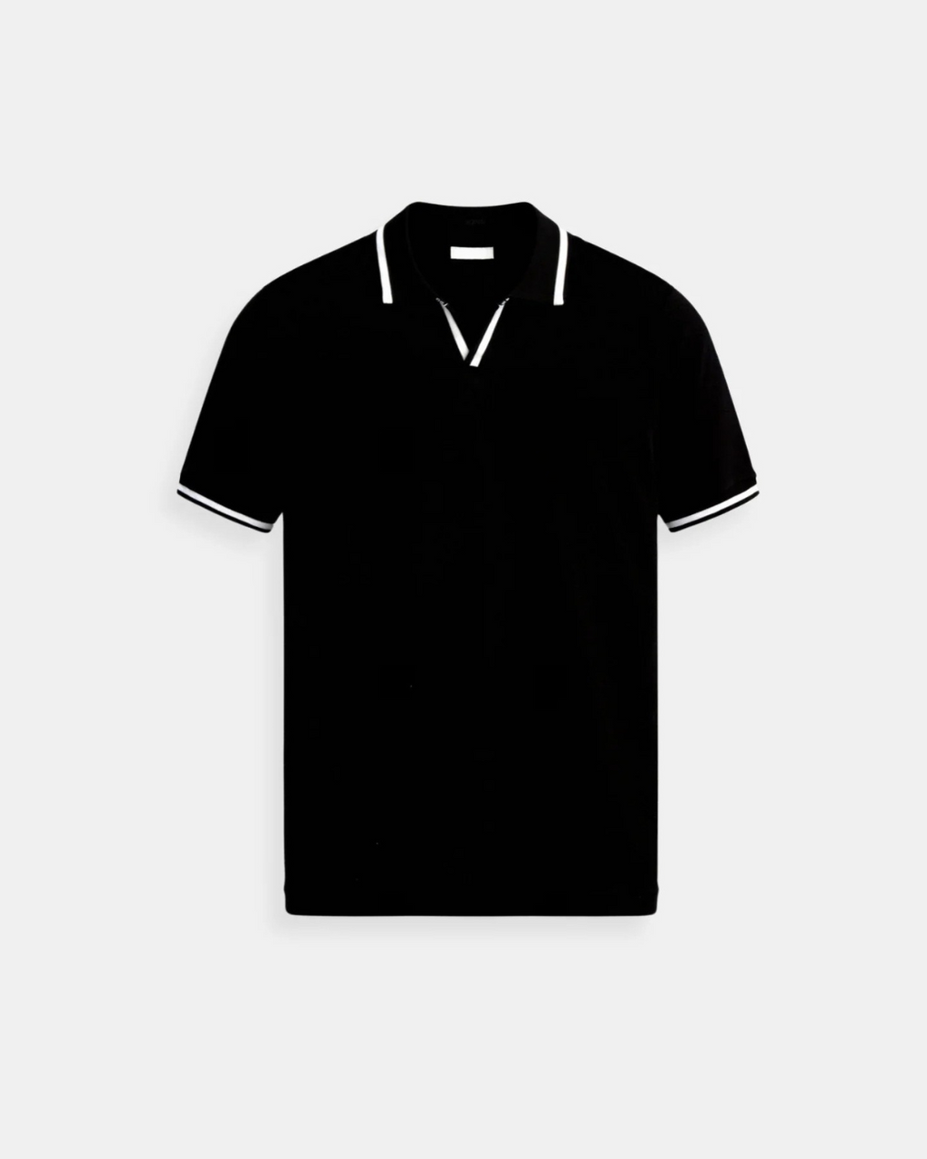 Marcus | Men's V-Neck Polo | Contrast Trim · PNY
