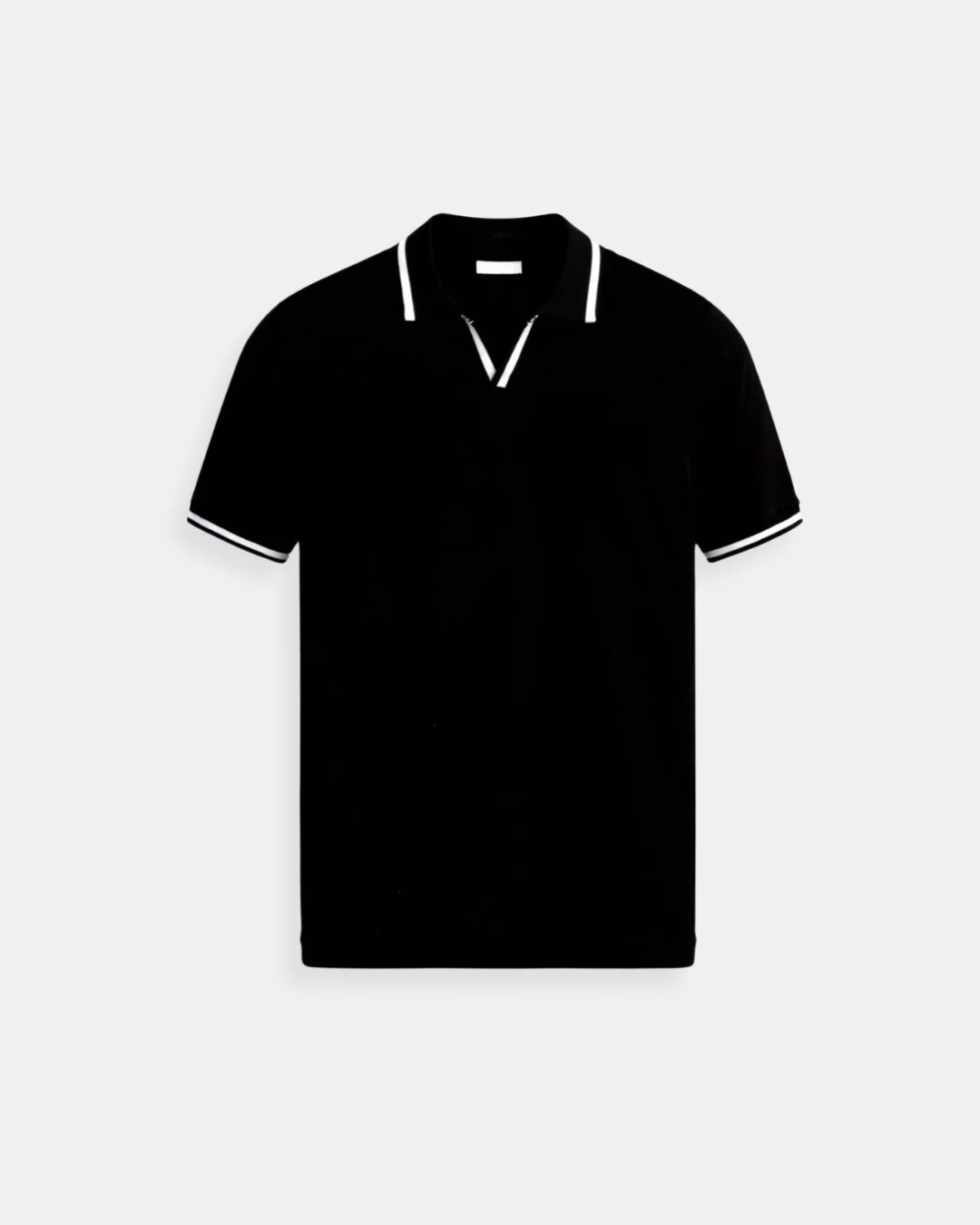 Marcus | Men's V-Neck Polo | Contrast Trim · PNY