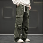 Marcus | Men's Wide-Leg Cargo Pants | Drawstring Waist · PNY