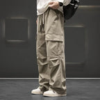 Marcus | Men's Wide-Leg Cargo Pants | Drawstring Waist · PNY