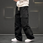Marcus | Men's Wide-Leg Cargo Pants | Drawstring Waist · PNY