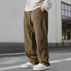 Marcus | Men's Wide-Leg Corduroy Pants | Drawstring Waist · PNY
