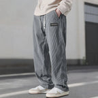 Marcus | Men's Wide-Leg Corduroy Pants | Drawstring Waist · PNY