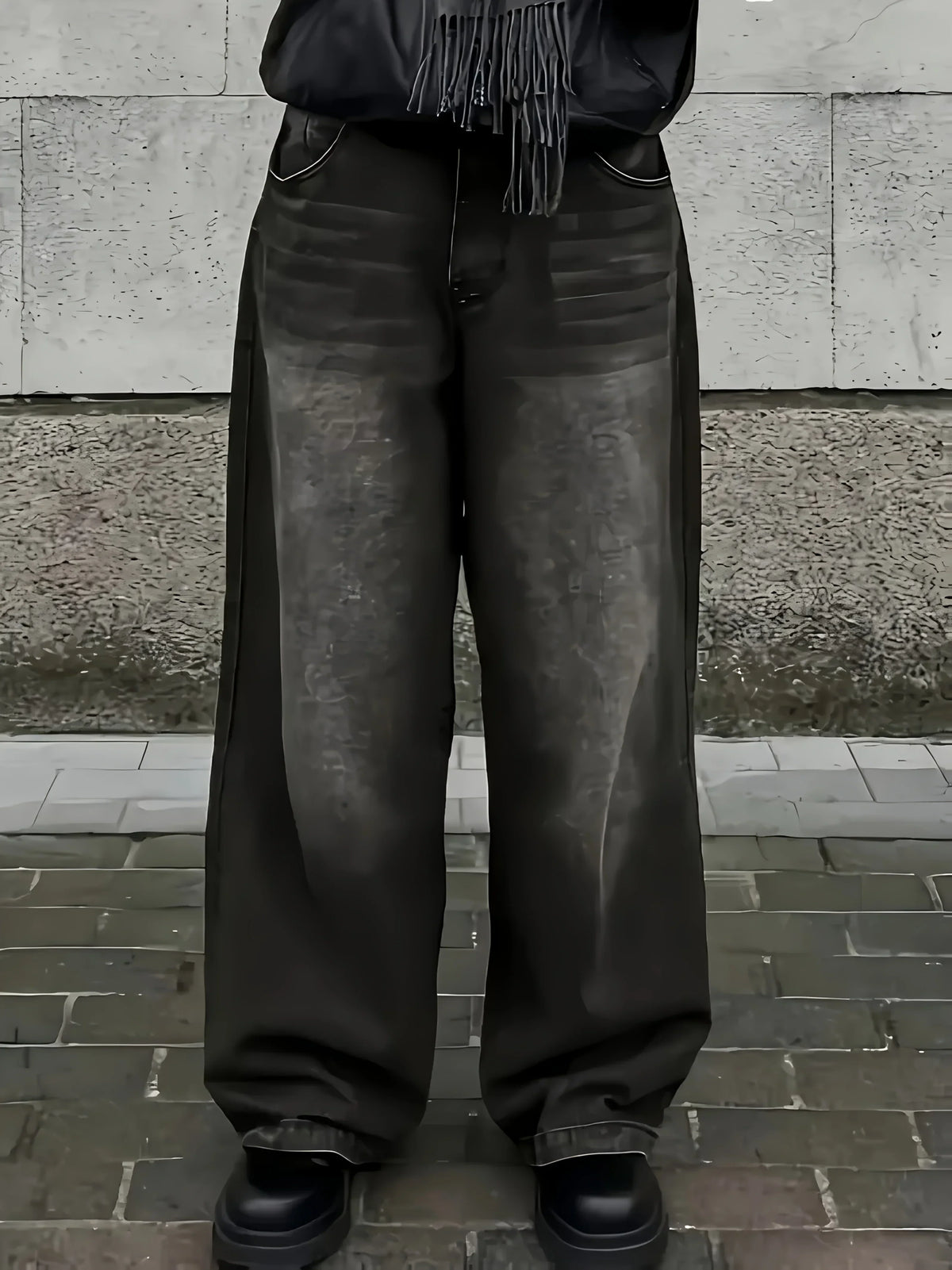 Marcus | Men's Wide-Leg Jeans | Faded Denim · PNY