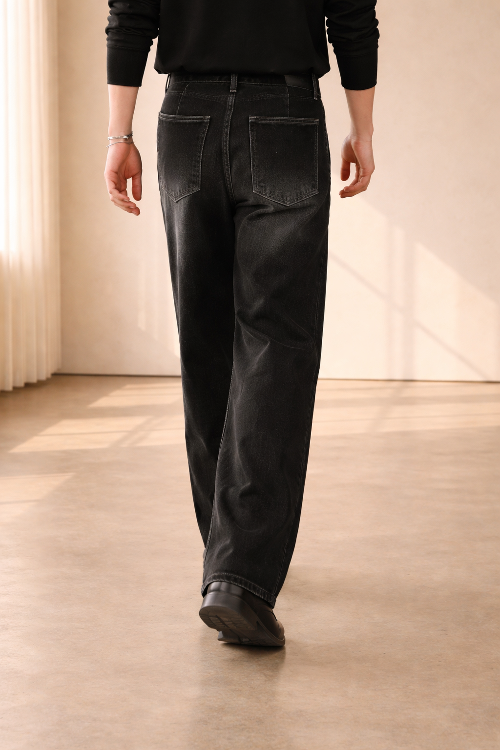 Marcus | Men's Wide-Leg Jeans | Pleated Front · PNY
