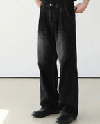 Marcus | Men's Wide-Leg Jeans | Pleated Front · PNY
