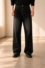 Marcus | Men's Wide-Leg Jeans | Pleated Front · PNY