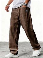 Marcus | Men's Wide-Leg Pants | Elastic Waist · PNY