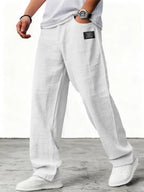Marcus | Men's Wide-Leg Pants | Elastic Waist · PNY