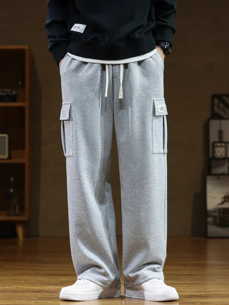 Marcus | Men's Wide-Leg Sweatpants | Cargo Pocket · PNY