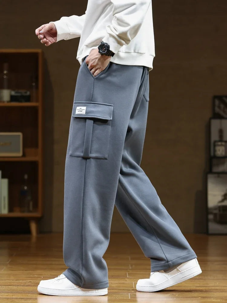 Marcus | Men's Wide-Leg Sweatpants | Cargo Pocket · PNY