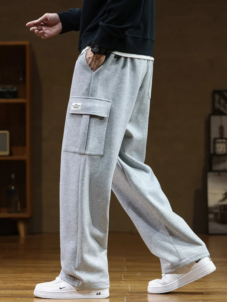 Marcus | Men's Wide-Leg Sweatpants | Cargo Pocket · PNY