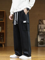 Marcus | Men's Wide-Leg Sweatpants | Cargo Pocket · PNY