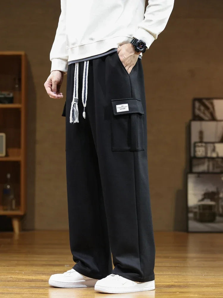 Marcus | Men's Wide-Leg Sweatpants | Cargo Pocket · PNY