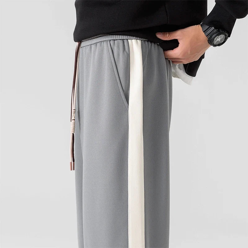 Marcus | Men's Wide-Leg Sweatpants | Side Stripe · PNY