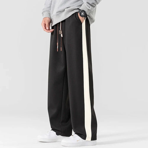Marcus | Men's Wide-Leg Sweatpants | Side Stripe · PNY
