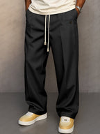 Marcus | Men's Wide-Leg Trousers | Drawstring Waist · PNY