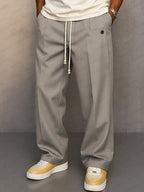 Marcus | Men's Wide-Leg Trousers | Drawstring Waist · PNY
