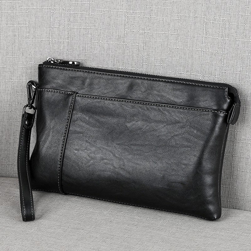Marcus | Men's Zip Clutch | Leather Wristlet · PNY
