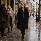 Margot | Women's Oversized Hooded Coat | Patch Pockets · PNY