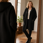 Margot | Women's Oversized Hooded Coat | Patch Pockets · PNY