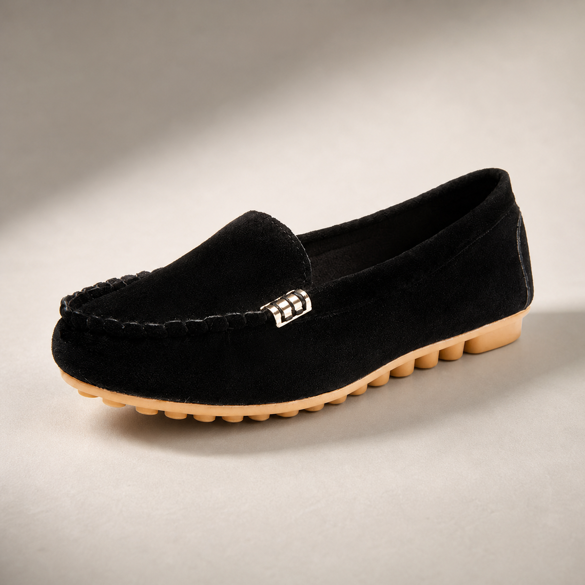 Margot | Women's Slip-On Loafers | Suede · PNY