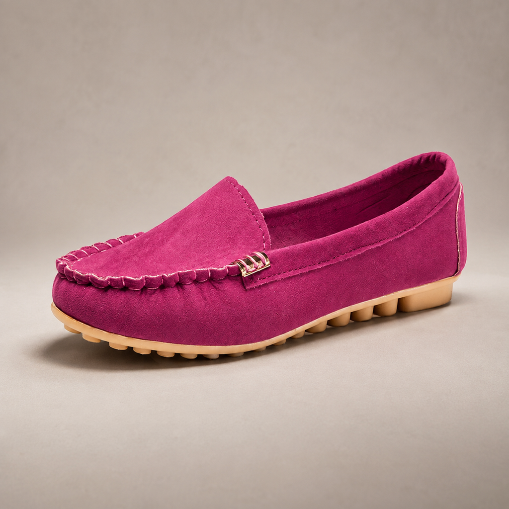 Margot | Women's Slip-On Loafers | Suede · PNY