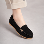 Margot | Women's Slip-On Loafers | Suede · PNY