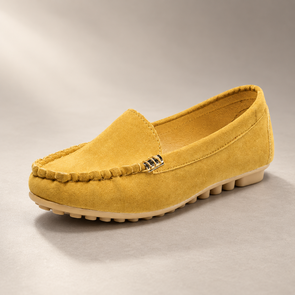 Margot | Women's Slip-On Loafers | Suede · PNY