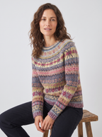 Maria | Women's Crewneck Sweater | Fair Isle