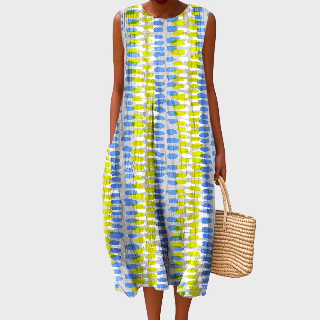 Marion | Women's Sleeveless Dress | Plaid Print · PNY