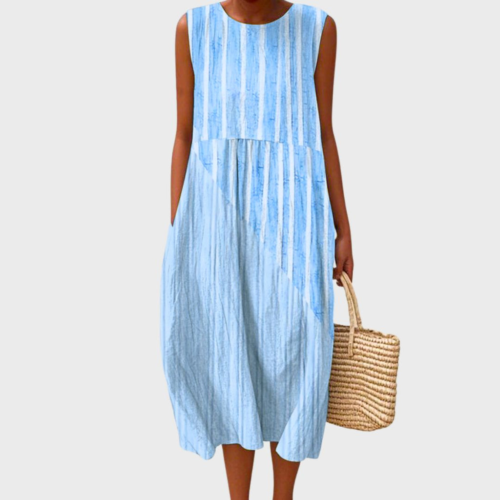 Marion | Women's Sleeveless Dress | Plaid Print · PNY