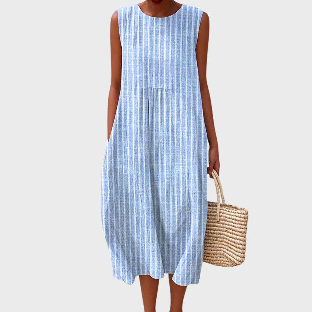 Marion | Women's Sleeveless Dress | Plaid Print · PNY