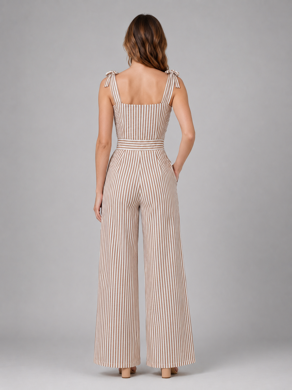 Marisol | Women's Wide-Leg Jumpsuit | Tie Shoulder · PNY